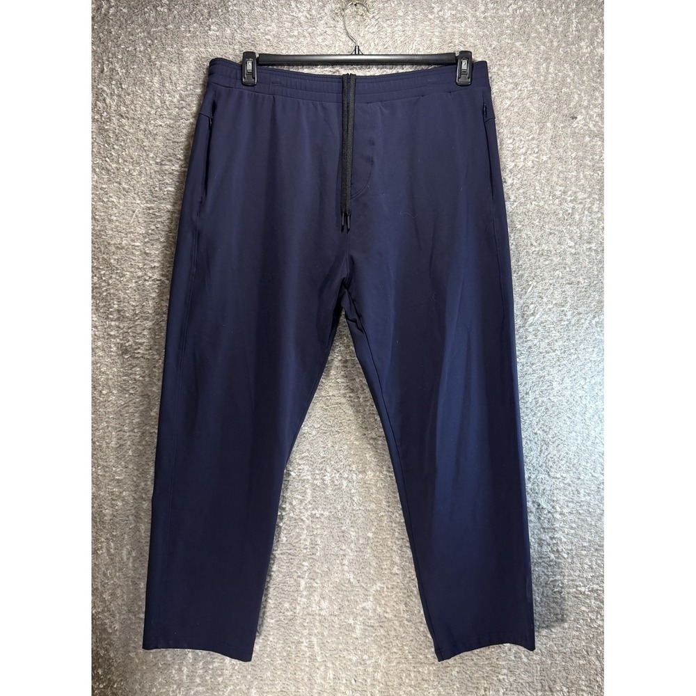 Public Rec All Day Everyday Navy Blue Casual Pants Sweatpants 42 Comfort Act 38W